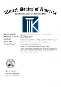 Business Logo or Design Shown on Federal Trademark Registration Certificate